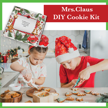 DIY Mrs. Claus Cookie Decorating Kit